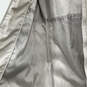 Womens Ivory Beige Side Pockets Faux Fur Trim Hooded Zip Puffer Coat Sz XS image number 3