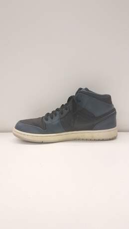 Nike Air Jordan 1 Mid Night Shade Black, Blue Sneakers 554724-016 Size 9.5 alternative image