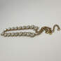 Designer J. Crew Gold-Tone Crystal Stone Lobster Clasp Statement Necklace image number 3