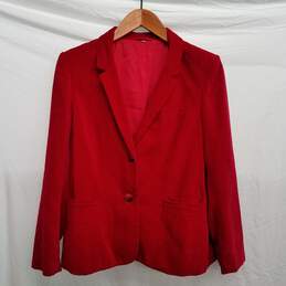 Classic Fashions  Red Women's Blazer Size 14 Short