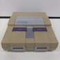 Super Nintendo Entertainment System SNES Console With  Controller And Cords image number 5