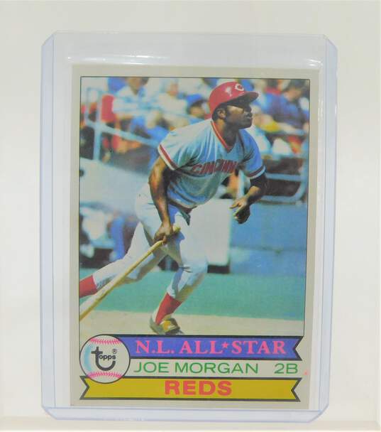 1979 HOF Joe Morgan Topps All-Star Cincinnati Reds image number 1