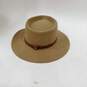Australian Outback Collection JACKEROO Fur Felt Leather Beige Hat Size 7-1/2 image number 3
