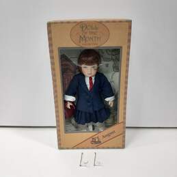 Doll of the Month Collection 'August' Porcelain Doll IOB