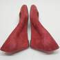 Nine West ISPY Suede Women's Wedge Heels Size 6.5M-Red image number 2