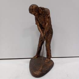 West Art Bronze Plated 14" Male Putter Golf Statue alternative image