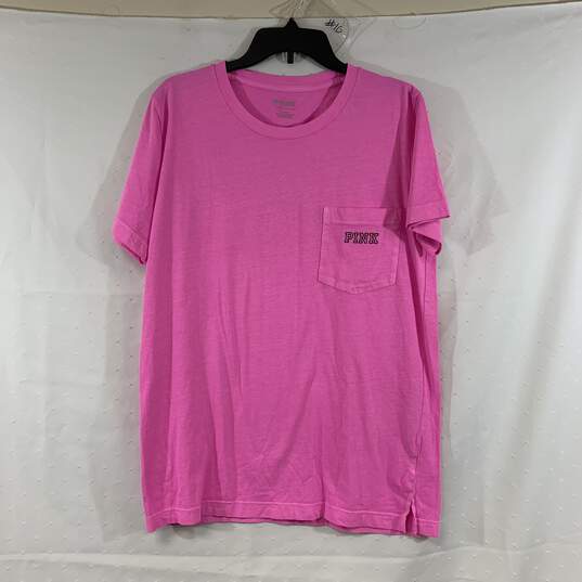 Men's Hot Pink PINK T-Shirt, Sz. M image number 1