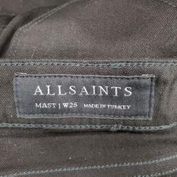 All Saints Women Black Skinny Jeans Sz 25 NWT