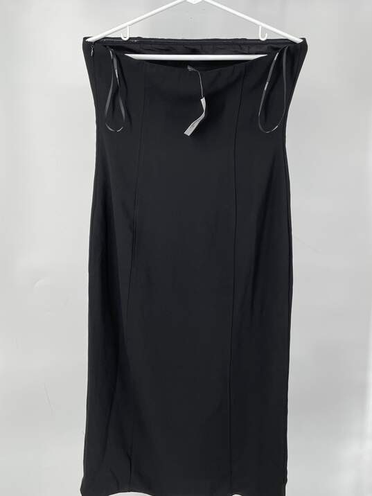 Forever 21 Womens Black Strapless Side Slit Mini Dress Size M T-0528185-I image number 4