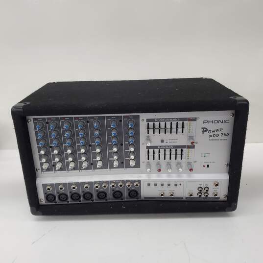 Phonic PowerPod 740 Powered Mixer - Untested image number 1