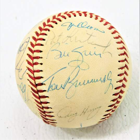1993 Milwaukee Brewers Team Signed Baseball image number 2