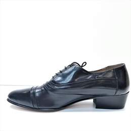 Giogio Brutini Mens Cortland Leather Cap Toe Oxford Dress Shoes 10.5 Navy Blue alternative image