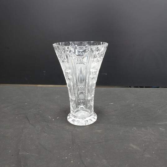 Crystal Vase 10" Tall image number 1