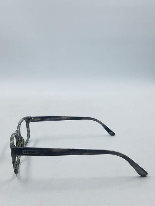 Versace Marbled Tort Rectangle Eyeglasses image number 4