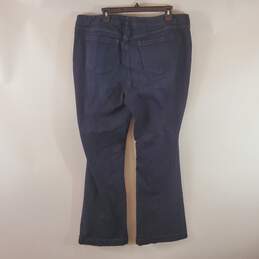 Torrid Women Blue Mid-Rise Flare Jeans 20XT alternative image
