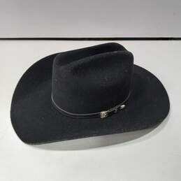 Bailey Black Felt Cowboy Hat Size 7