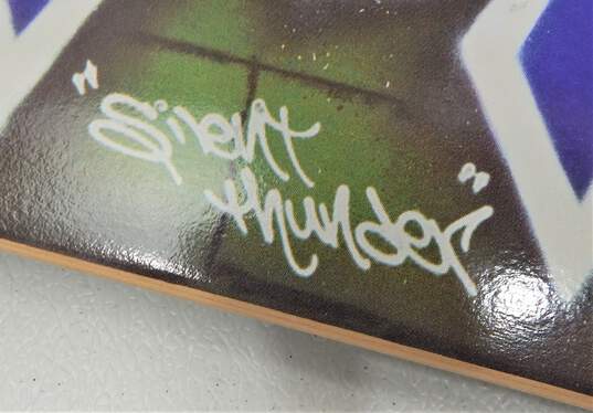 Supreme Lee Quinones Silent Thunder Graffiti Logo Skateboard Deck SS18 image number 6