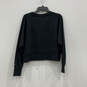 NWT Womens Black Long Sleeve Crew Neck Pullover Sweatshirt Size Medium image number 2