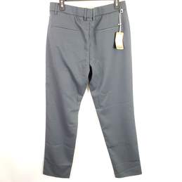 Plaid & Plain Men Charcoal Dress Pants Sz 34 NWT alternative image