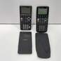 Lot of 4 Assorted Texas Instruments Graphing Calculators image number 4