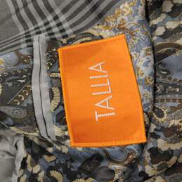 Tallia Men's Grey Plaid Suit Coat Size 42R NWT