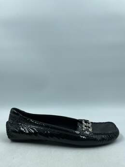 Authentic Prada Black Patent Chain Loafers W 10