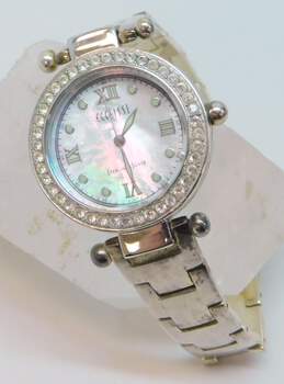 Ecclissi 22340 Sterling Silver Case & Mother Of Pearl & Rhinestone Dial alternative image