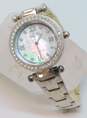 Ecclissi 22340 Sterling Silver Case & Mother Of Pearl & Rhinestone Dial image number 2