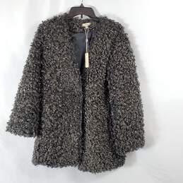 Max Studio Women Faux Fur Jacket Sz XS NWT
