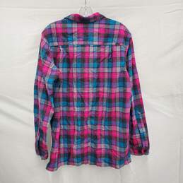 Pendleton WM's 100% Virgin Wool Blue & Pink Plaid Long Sleeve Shirt Size M alternative image