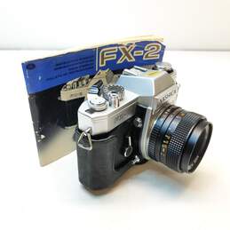 Yashica FX-2 35mm SLR Camera with Lens