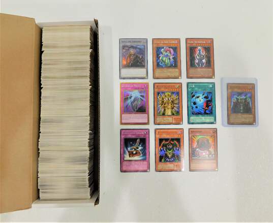 3.2lbs of Yugioh TCG Cards Bulk with Foils and Rares image number 1