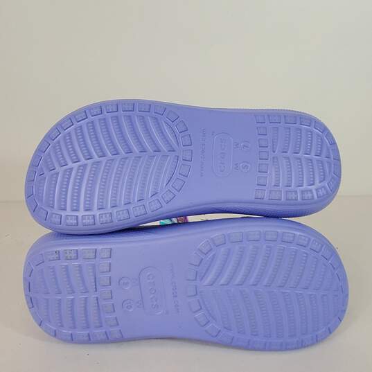 Crocs Classic Iconic Rubber Sandals Purple 10 image number 5