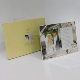 Lenox Brand True Love Silverplate Double Invitation Frame w/ Original Box