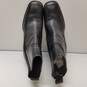 Via Spiga Delaney Black Leather Pull On Ankle Heel Boots Shoes Women's Size 6 M image number 5