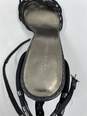 Authentic Giorgio Armani Black Strappy Sandals W 7 image number 8