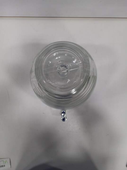 Clear Glass Beehive Shape Drink Dispenser image number 4