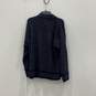 Pieray Womens Blue Chunky Knit Mock Neck Long Sleeve Full Zip Sweater image number 2