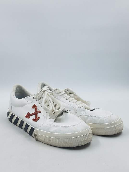 Authentic Off-White White Vulcanized Sneaker M 11 image number 3