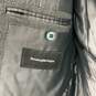 Ermenegildo Zegna Mens Black Notch Lapel Two Button Blazer Size 56R With COA image number 4