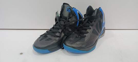 AND1 Men's Black and Blue Basketball Sneakers Size 10.5 image number 1