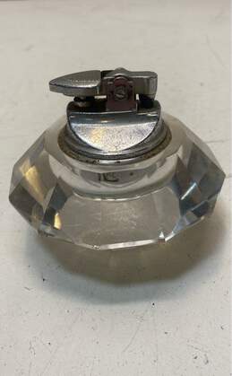 Cut Glass Crystal Nesting Lighter Set Vintage Mid Century alternative image