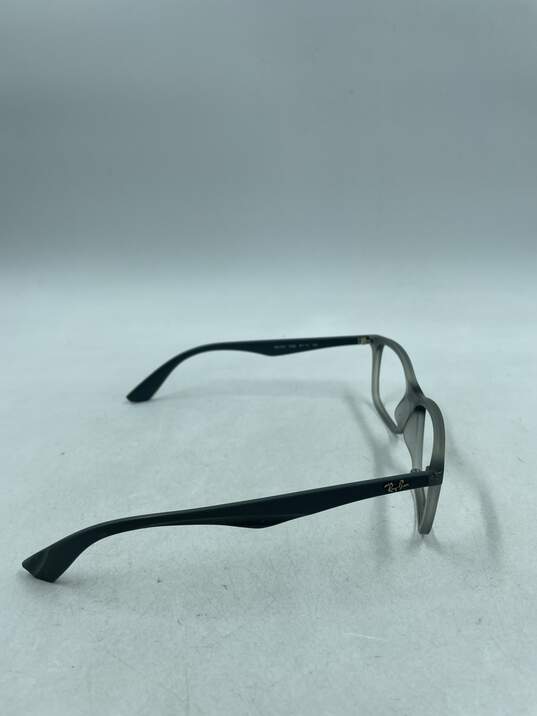 Ray-Ban Clear Gray Square Eyeglasses image number 5