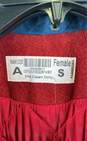 Unbranded Women Red Gold/Navy Mickey Mouse Coat S image number 3