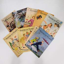 VTG American Family Magazine Lot of 8 1948 & 1949 & 1952