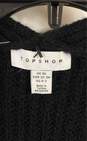 Top Shop Women Black Knitted Cardigan Sz 0-2 image number 3