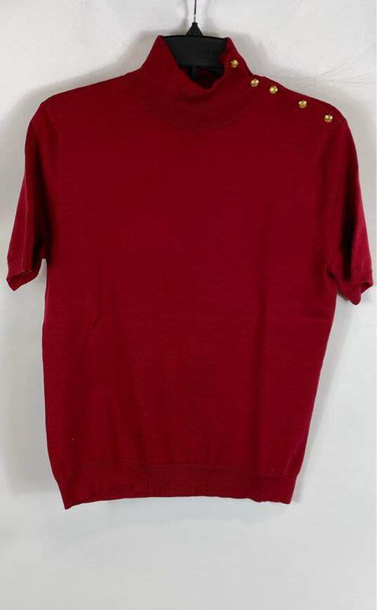 Laure: Ralph Lauren Red Blouse - Size Medium image number 1