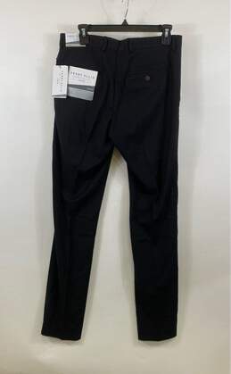Perry Ellis Portfolio Mens Black Slash Pockets Slim Fit Dress Pants Size 31 x 32 alternative image