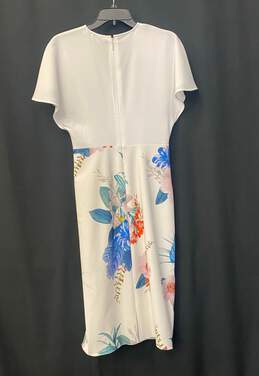 Ted Baker White Floral Dress - Size 2 alternative image