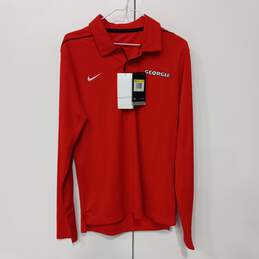Nike Men's Dri-Fit Long Sleeve Polo Shirt Size S NWT